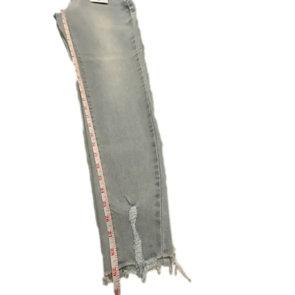 NWT KanCan Anya High Rise Super Skinny Jeans light wash distressed  Sz 11 / 29 - Picture 10 of 14